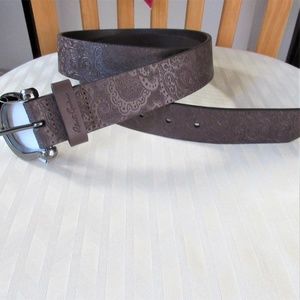 ROBERT GRAHAM Embossed Vince Belt - NEW SIZE 40